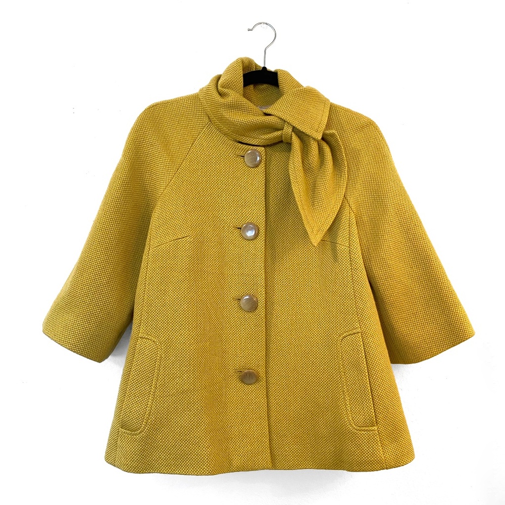 Yellow Anthropologie Tabitha Coat